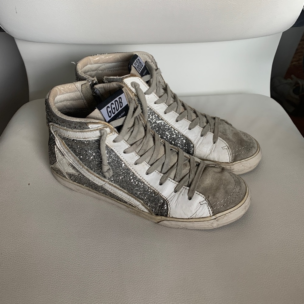 Golden Goose Slide High Top Sneakers